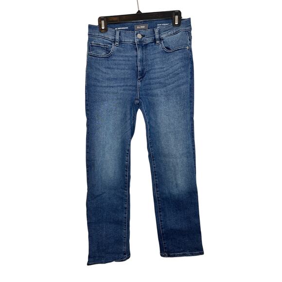 DL1961 Mara Straight  Mid Rise Instasculpt Ankle Jeans in Blue Bird Size 29 - Picture 2 of 6